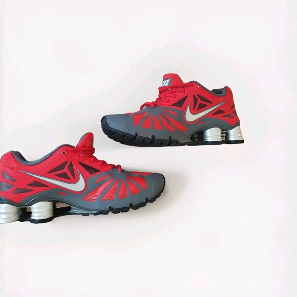 Nike Shox Turbo Women 8.5 Men 7 Red Black No insoles Rare 2014 See Description - Picture 4 of 14